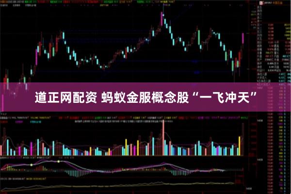 道正网配资 蚂蚁金服概念股“一飞冲天”